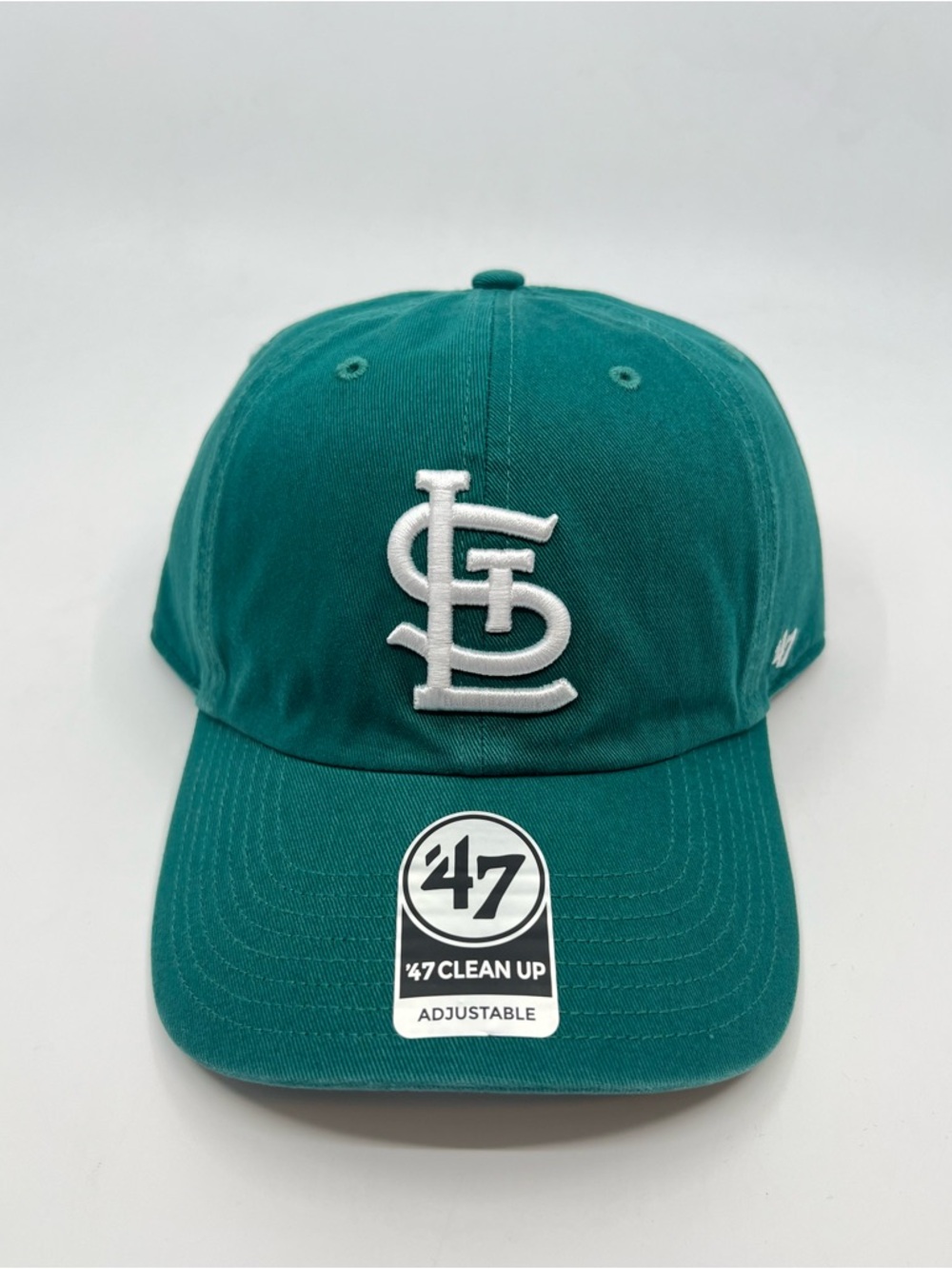 St. Louis Cardinals '47 Brand Clean Up Strapback Green Hat Cap MLB - BRAND NEW